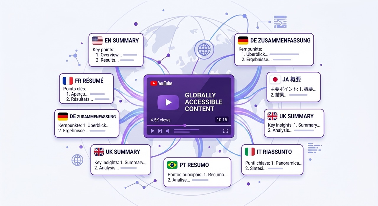 How to Get Summaries of YouTube Videos in Any Language